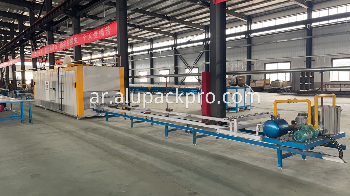 Aluminum profile surface treatment machine